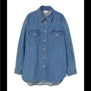 Brock Collection x H&M oversized denim shirt XS